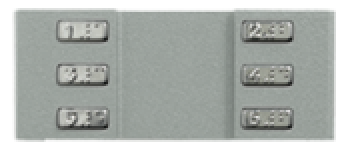 Digital coded access module for up to 6b users with a code between 3-7 digits